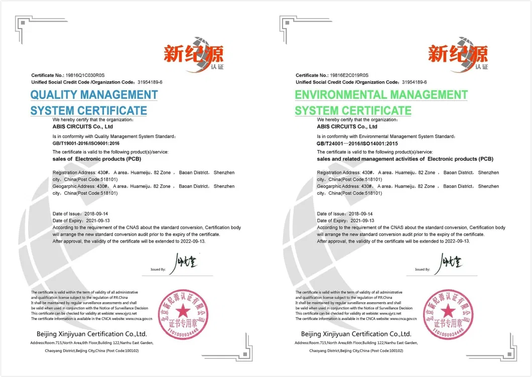 Rigid RoHS Custom Fr-4 Multilayer Electronic Circuit Board PCB Manufacturer in China with Competitive Price