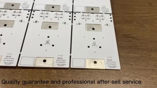 Carte PCB plaquée de cuivre en aluminium de feuille de cuivre de panneau de carte PCB de plat plaqué par cuivre simple latéral