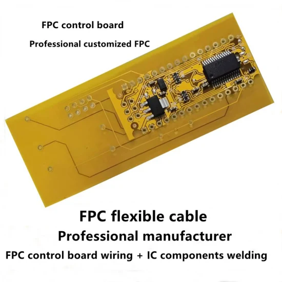 Carte PCB flexible d'OIN 9001 pour la carte flexible de circuit intégré de carte d'affichage à cristaux liquides